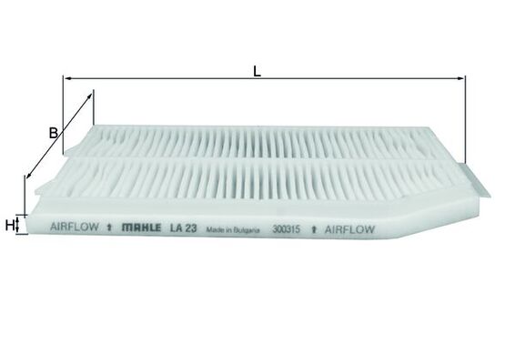 Filtru polen MAHLE ORIGINAL LA 23