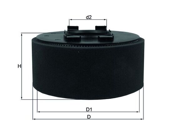 Filtru aer MAHLE ORIGINAL LX 870