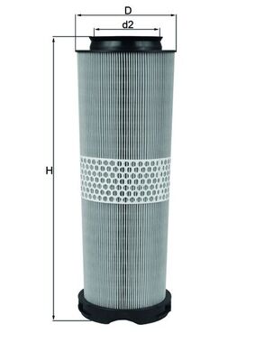 Filtru aer MAHLE ORIGINAL LX 1020/1