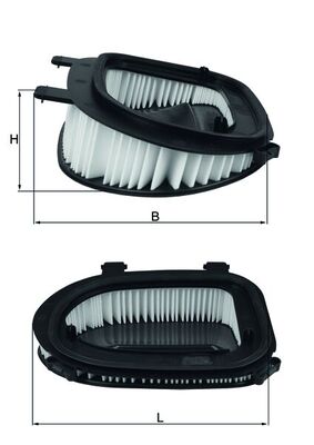 Filtru aer MAHLE ORIGINAL LX 3541