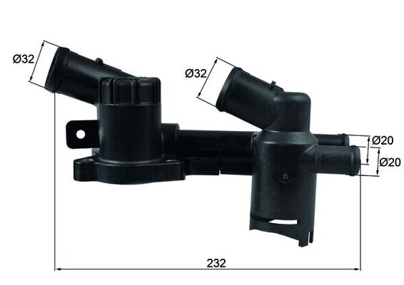 Termostat lichid racire MAHLE ORIGINAL TH 52