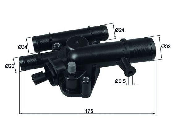 Termostat lichid racire MAHLE ORIGINAL TI 243 89
