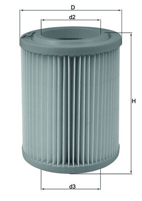 Filtru aer MAHLE ORIGINAL LX 1768
