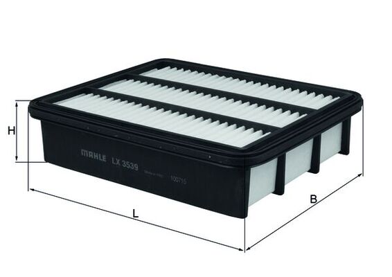 Filtru aer MAHLE ORIGINAL LX 3539