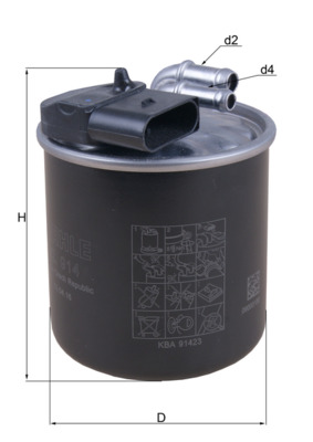 Filtru combustibil MAHLE ORIGINAL KL 914