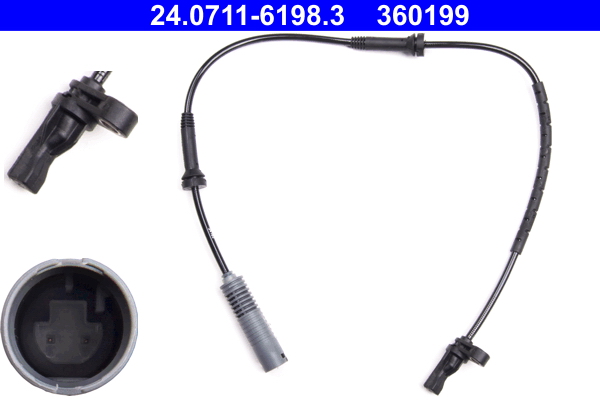 Senzor turatie roata BMW Seria 3 (E90) 318 d  diesel 143 cai ATE 24.0711-6198.3