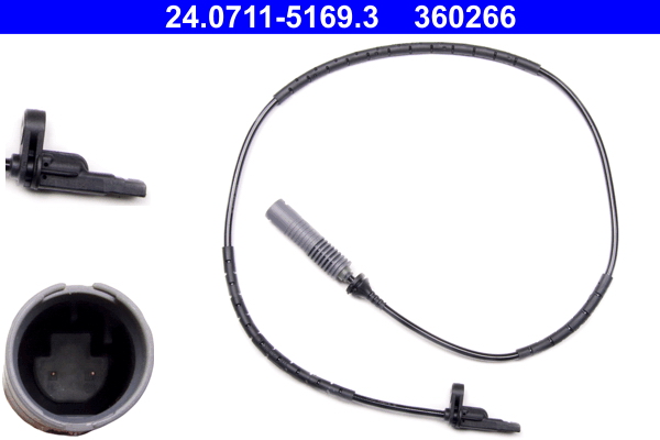 Senzor turatie roata BMW Seria 3 (E90) 318 d  diesel 143 cai ATE 24.0711-5169.3
