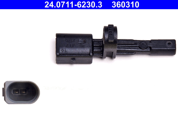 Senzor turatie roata VW GOLF VII Variant (BA5, BV5) 2.0 TDI  diesel 150 cai ATE 24.0711-6230.3