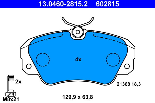 Placute frana ATE 13.0460-2815.2