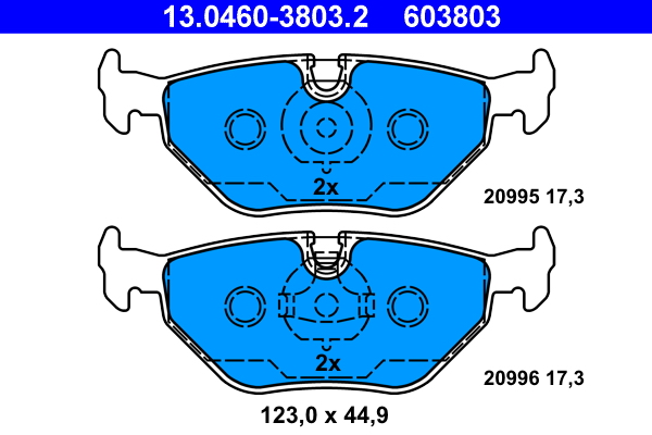 Placute frana ATE 13.0460-3803.2