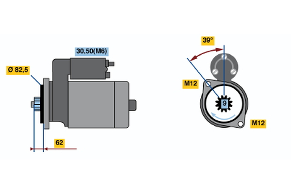 Bec semnalizator BOSCH 1987302814