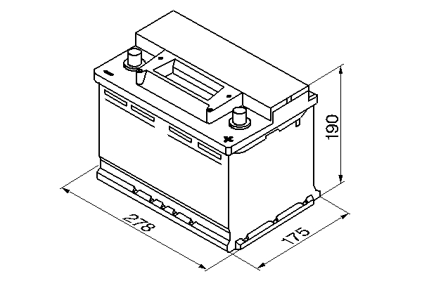 Baterie de pornire VW PASSAT B5.5 Variant (3B6) 1.9 TDI diesel 101 cai BOSCH 0 092 S30 080