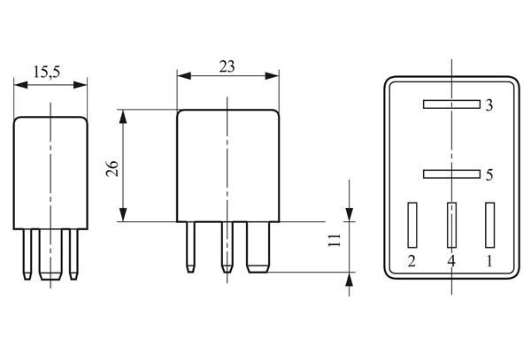 Modul semnalizare BOSCH 0332011007