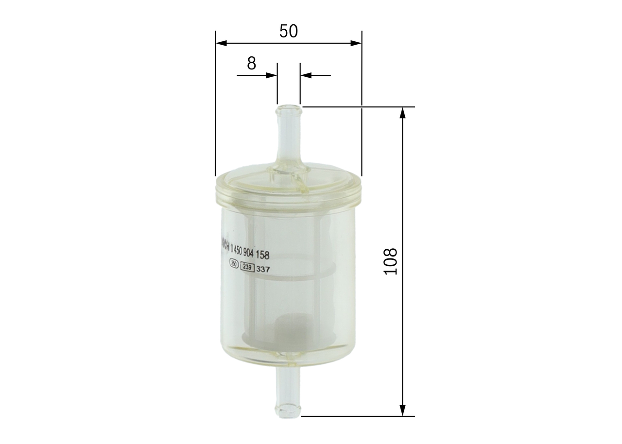 Filtru combustibil BOSCH 0450904158