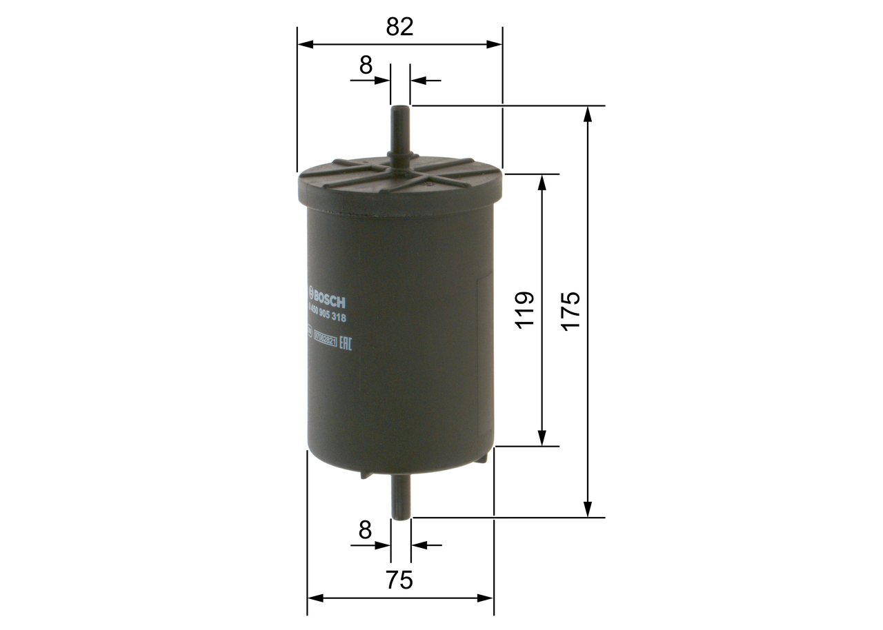 Filtru combustibil BOSCH 0450905318