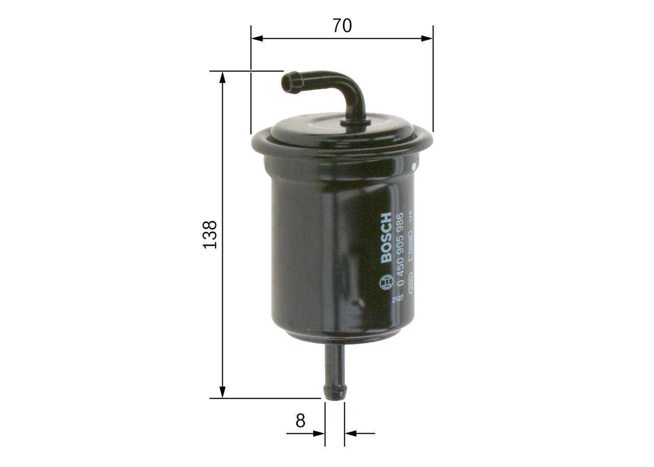 Filtru combustibil BOSCH 0450905986