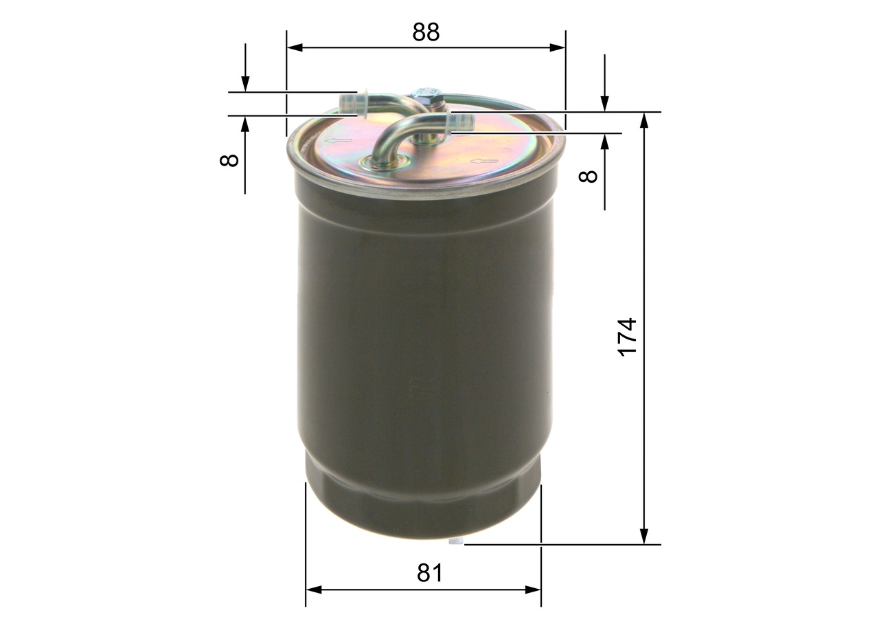 Filtru combustibil BOSCH 0450906172
