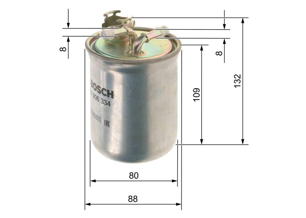 Filtru combustibil BOSCH 0450906334