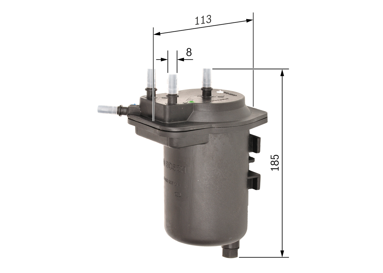 Filtru combustibil BOSCH 0450907014