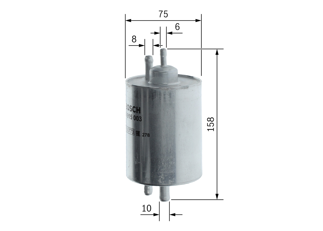 Filtru combustibil BOSCH 0450915003