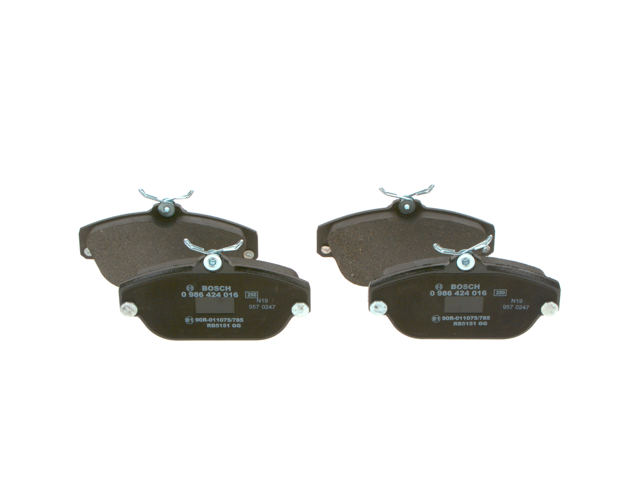Placute frana BOSCH 0986424016