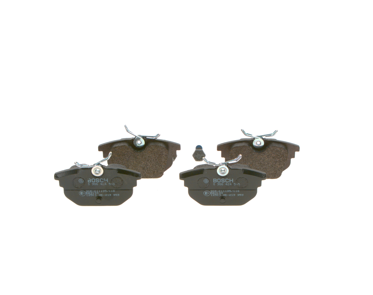 Placute frana BOSCH 0986424545
