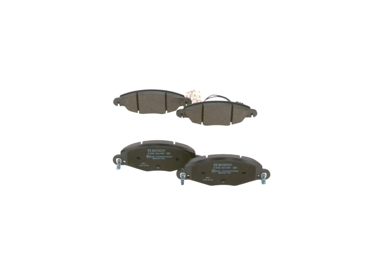 Placute frana BOSCH 0986424581