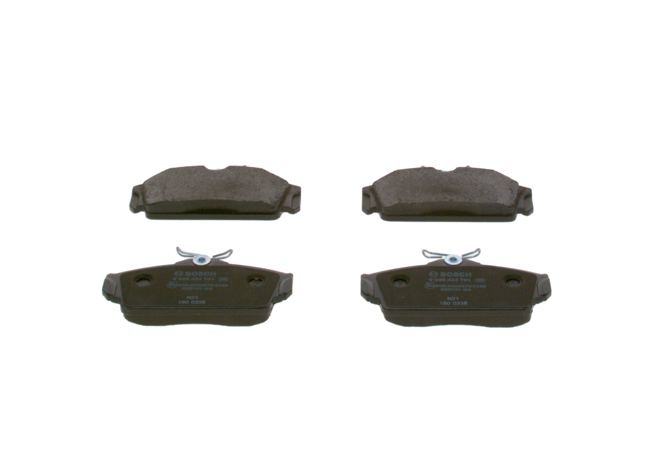 Placute frana BOSCH 0 986 424 781