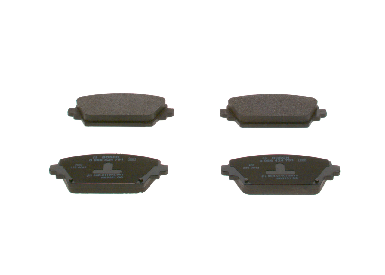 Placute frana BOSCH 0 986 424 791