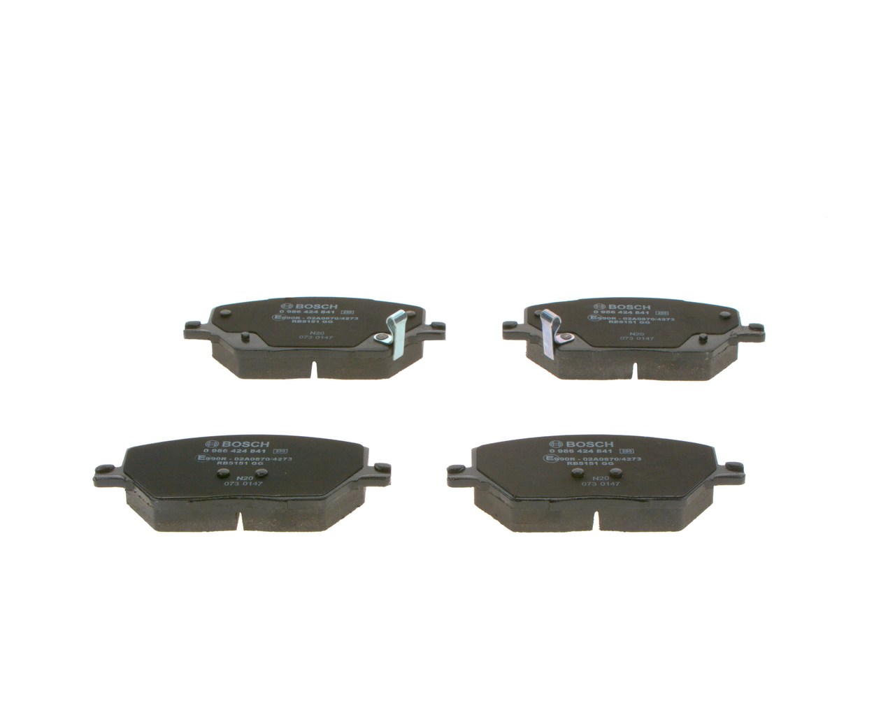 Placute frana BOSCH 0986424841