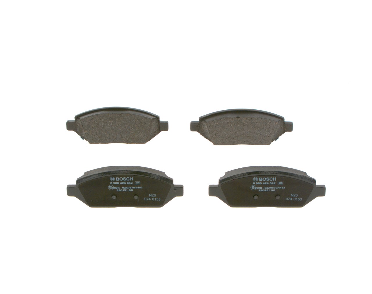 Placute frana BOSCH 0 986 424 842