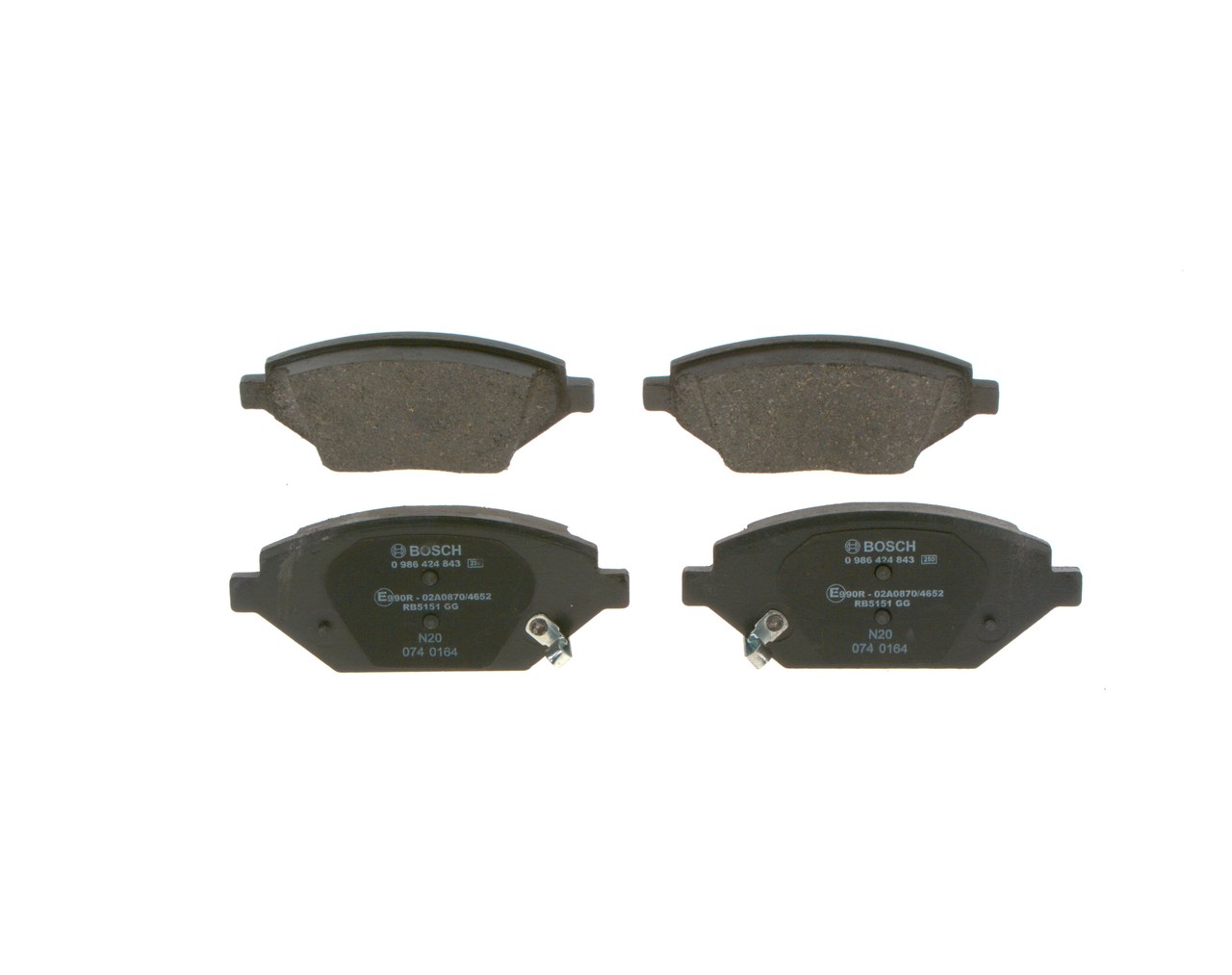 Placute frana BOSCH 0 986 424 843
