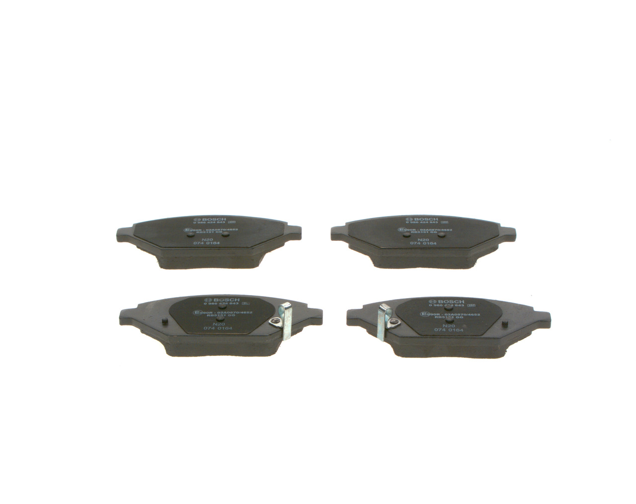 Placute frana BOSCH 0986424843