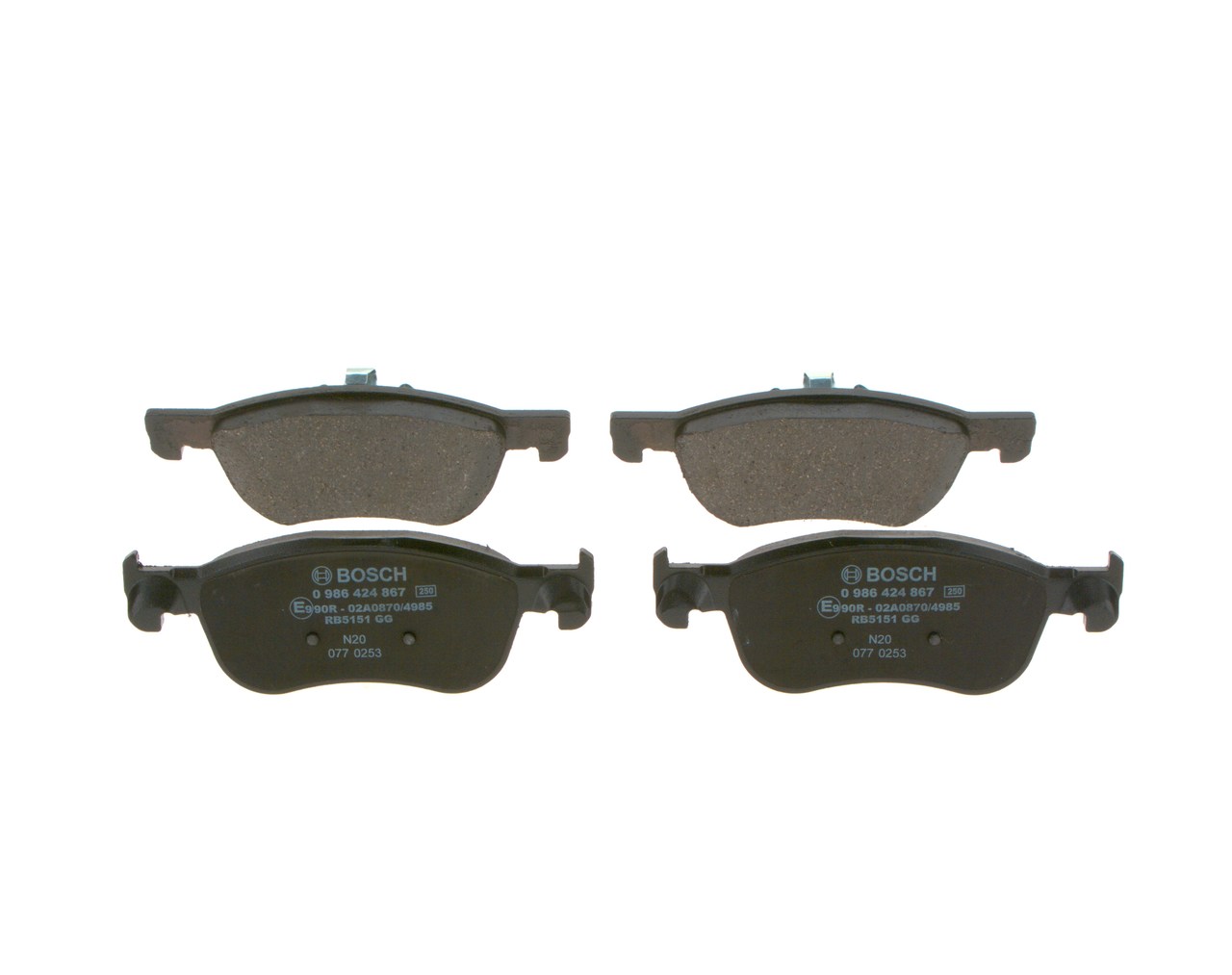 Placute frana BOSCH 0986424867