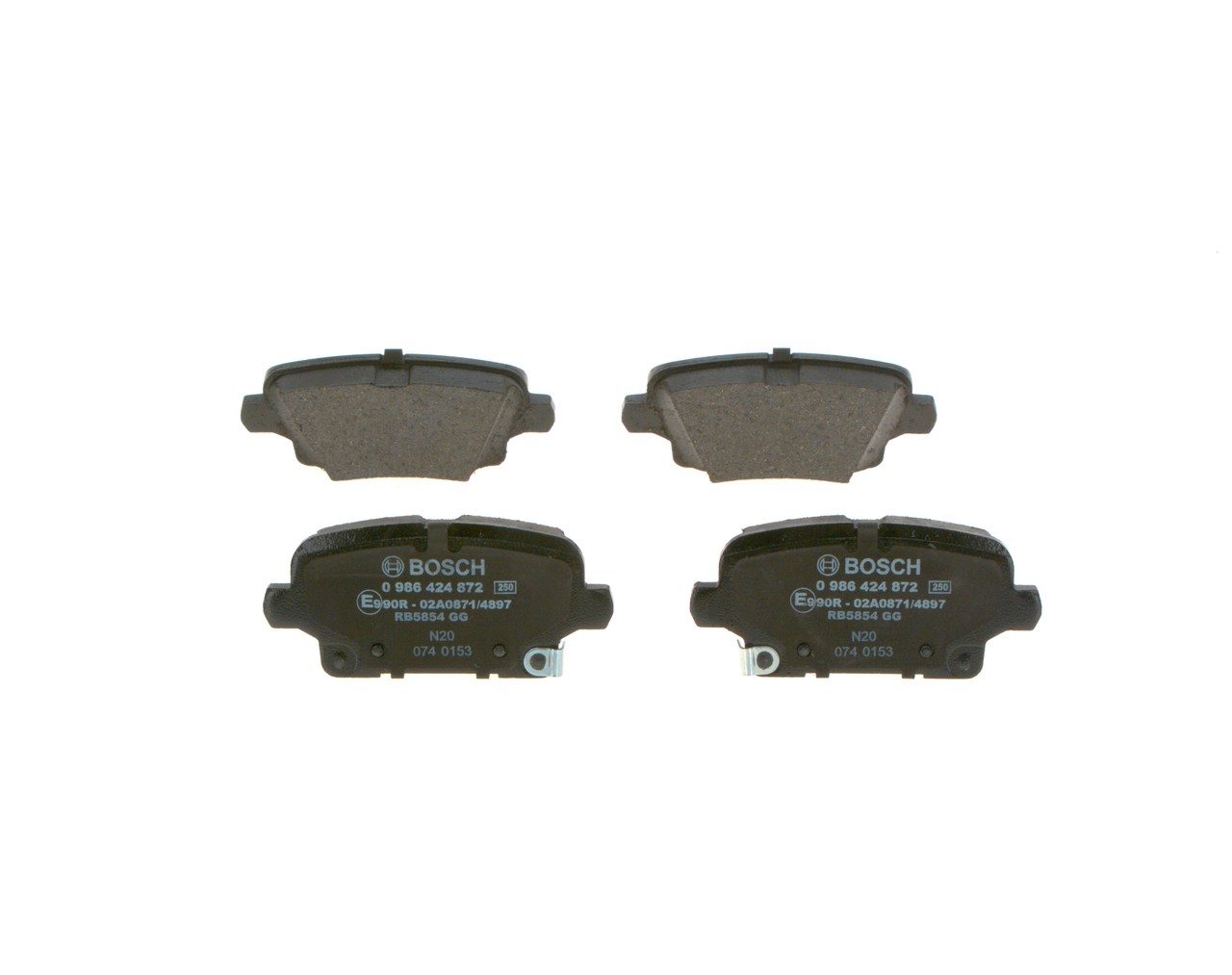 Placute frana BOSCH 0 986 424 872