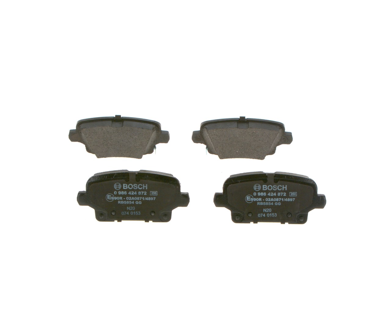 Placute frana BOSCH 0986424872