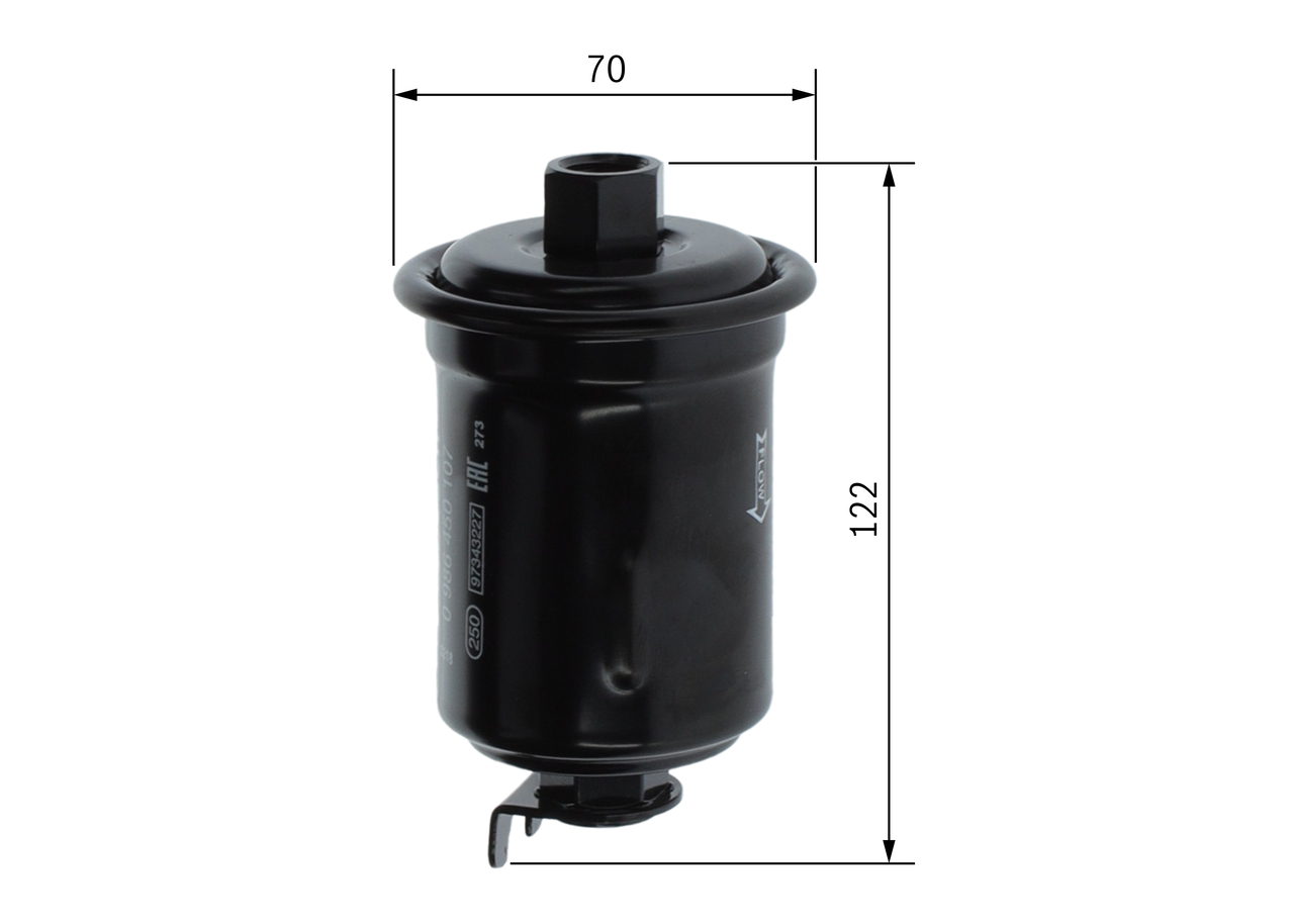 Filtru combustibil BOSCH 0986450107