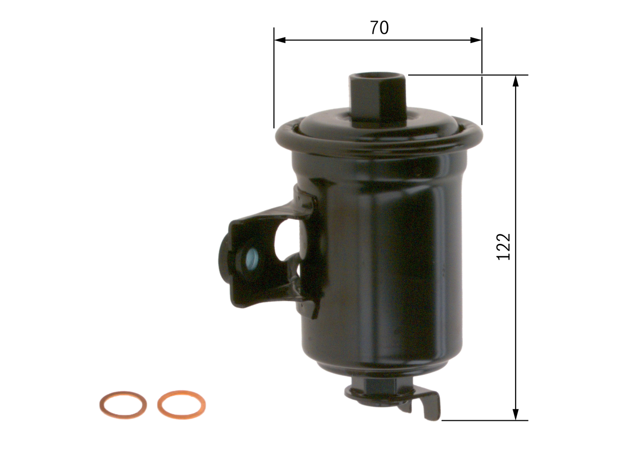 Filtru combustibil BOSCH 0986450115