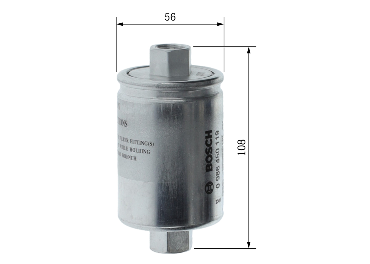 Filtru combustibil BOSCH 0986450119