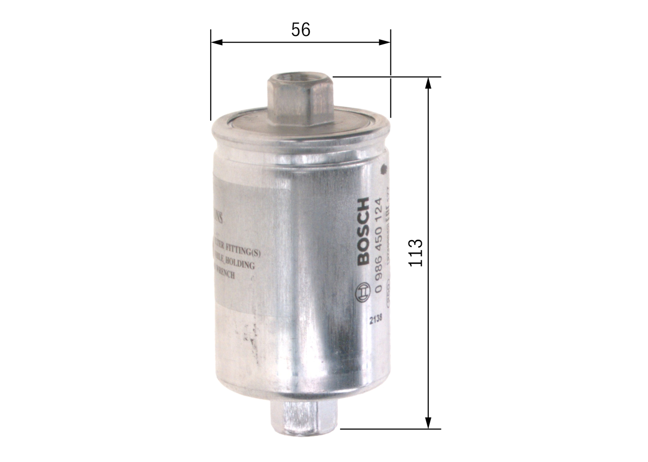 Filtru combustibil BOSCH 0986450124