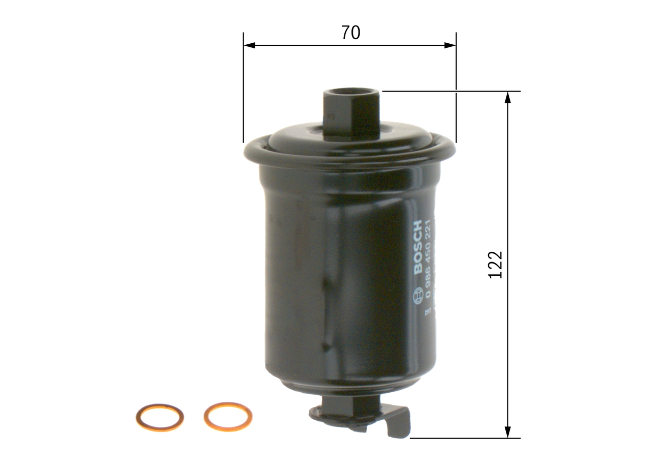 Filtru combustibil BOSCH 0986450221