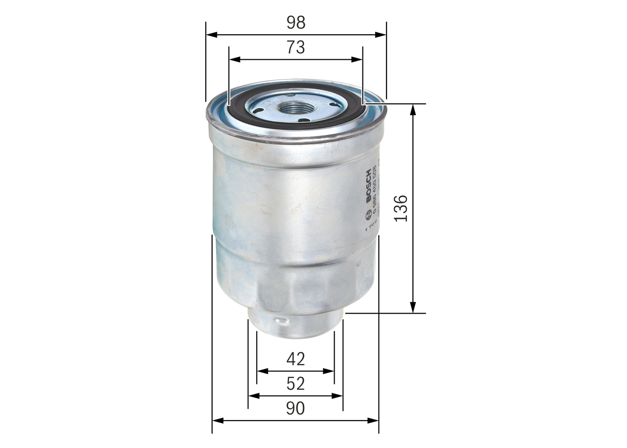 Filtru combustibil BOSCH 0986450508