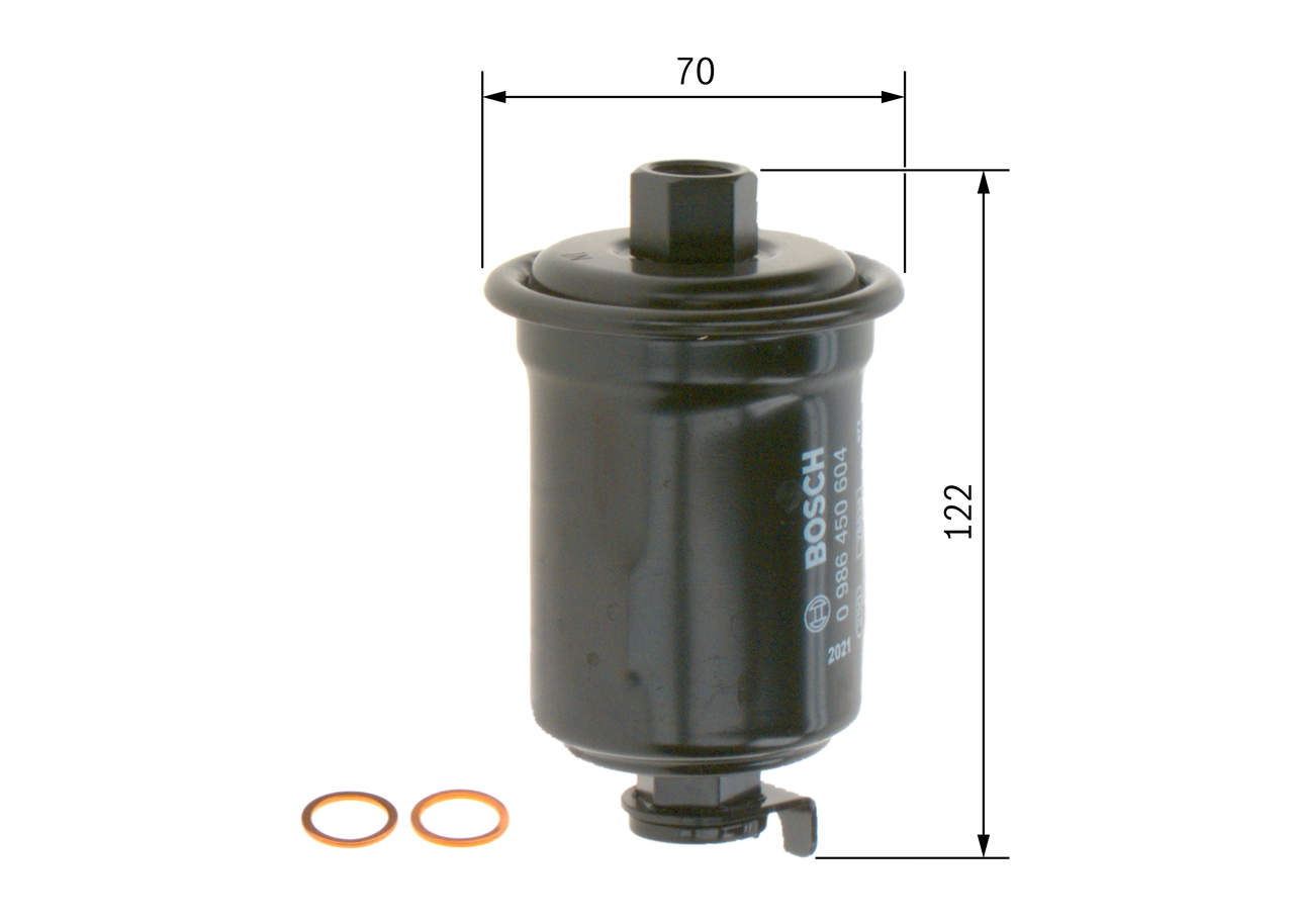 Filtru combustibil BOSCH 0986450604