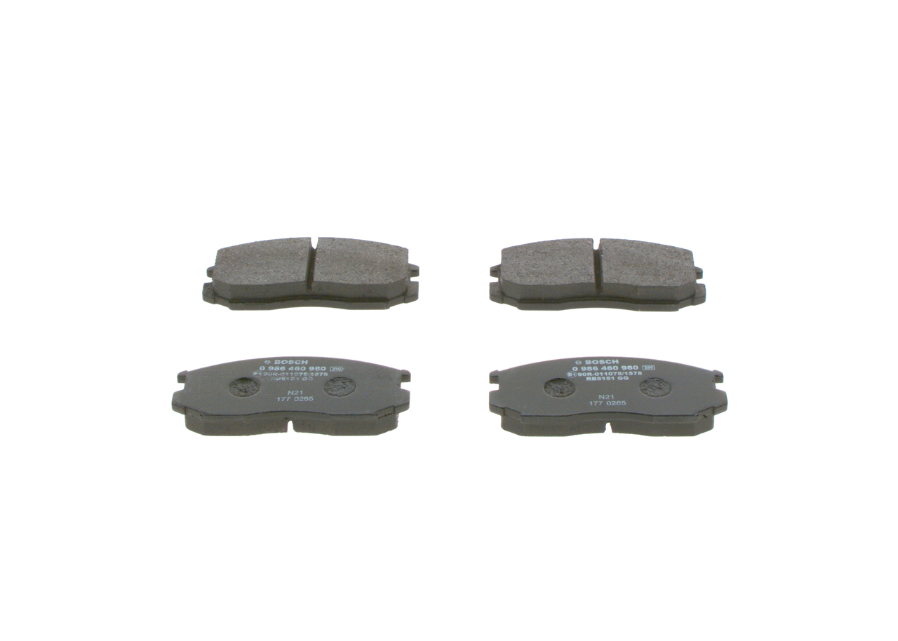 Placute frana BOSCH 0 986 460 980