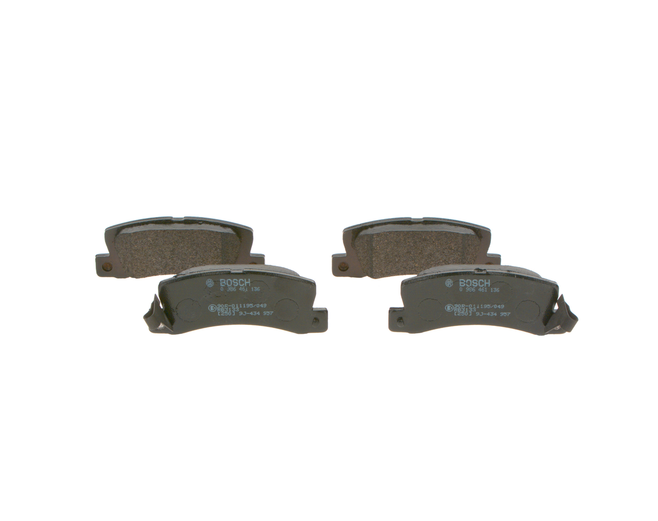 Placute frana BOSCH 0986461136