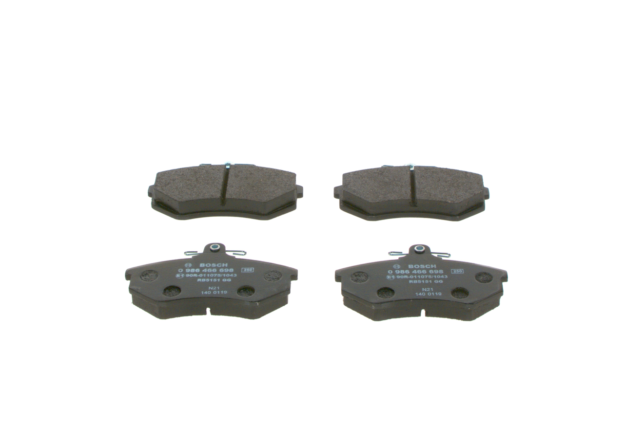 Placute frana BOSCH 0 986 466 698