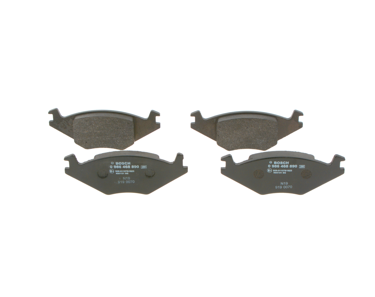 Placute frana BOSCH 0 986 468 890