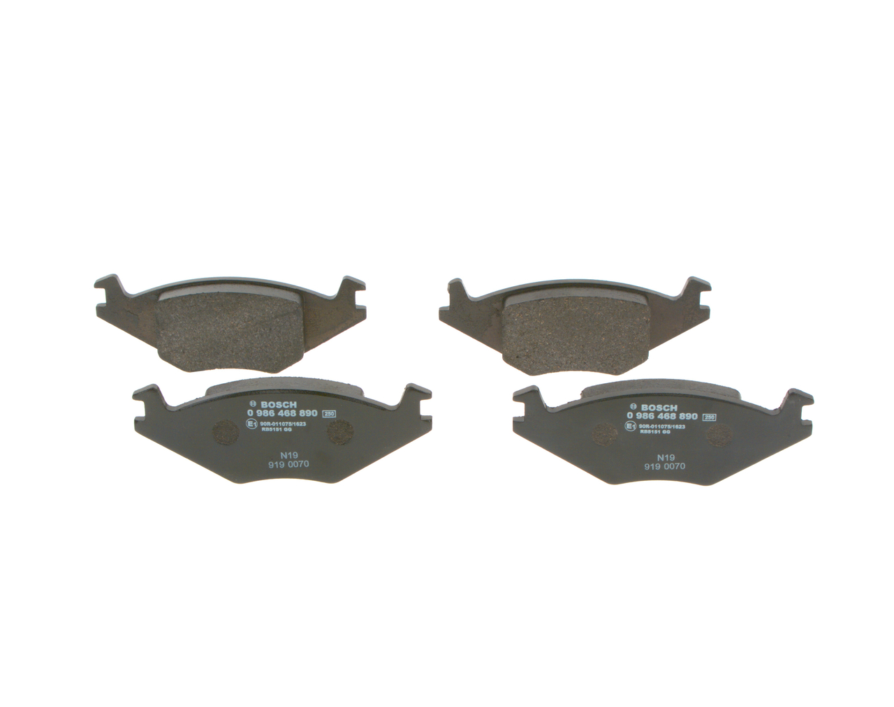Placute frana BOSCH 0986468890