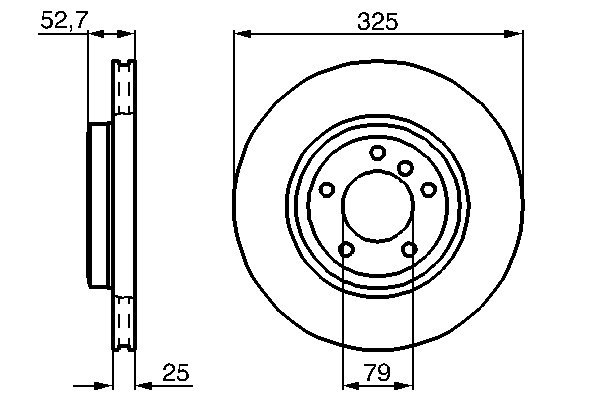 Disc frana BOSCH 0986478012