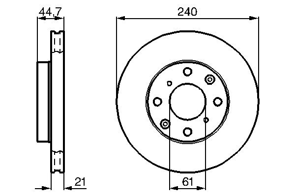 Disc frana BOSCH 0 986 478 115